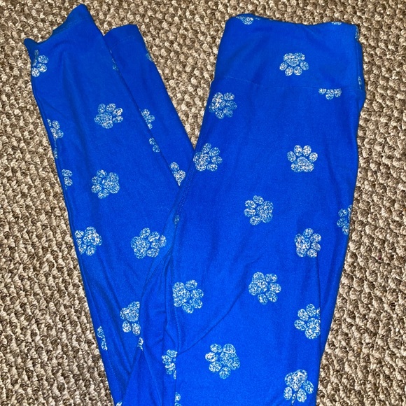 LulaRoe paw print leggings - Picture 2 of 3
